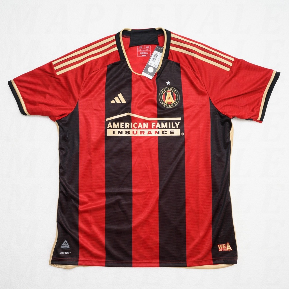 Adidas MLS Atlanta United Sz 2XL Authentic Soccer Jersey IC3001 Slim Fit NWT